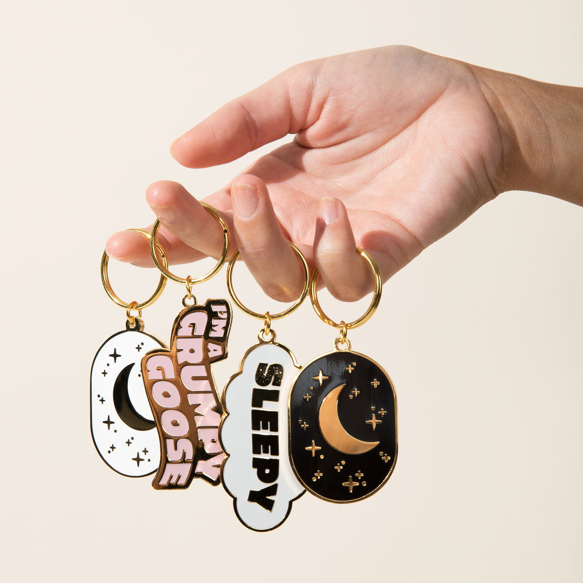 Double-Sided Night Sky Keychain