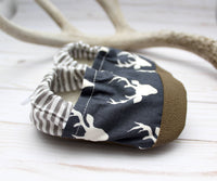 Navy Buck Baby Shoes