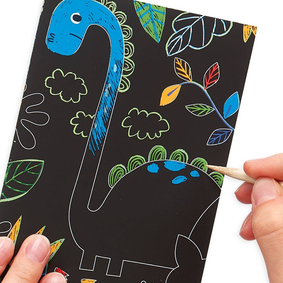 Mini Scratch & Scribble Art Kit: Dino. Days