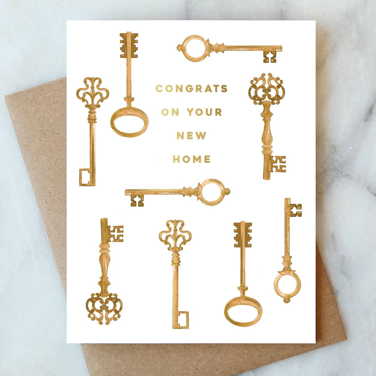 Keys Welcome Home Greeting Card | Housewarming Card