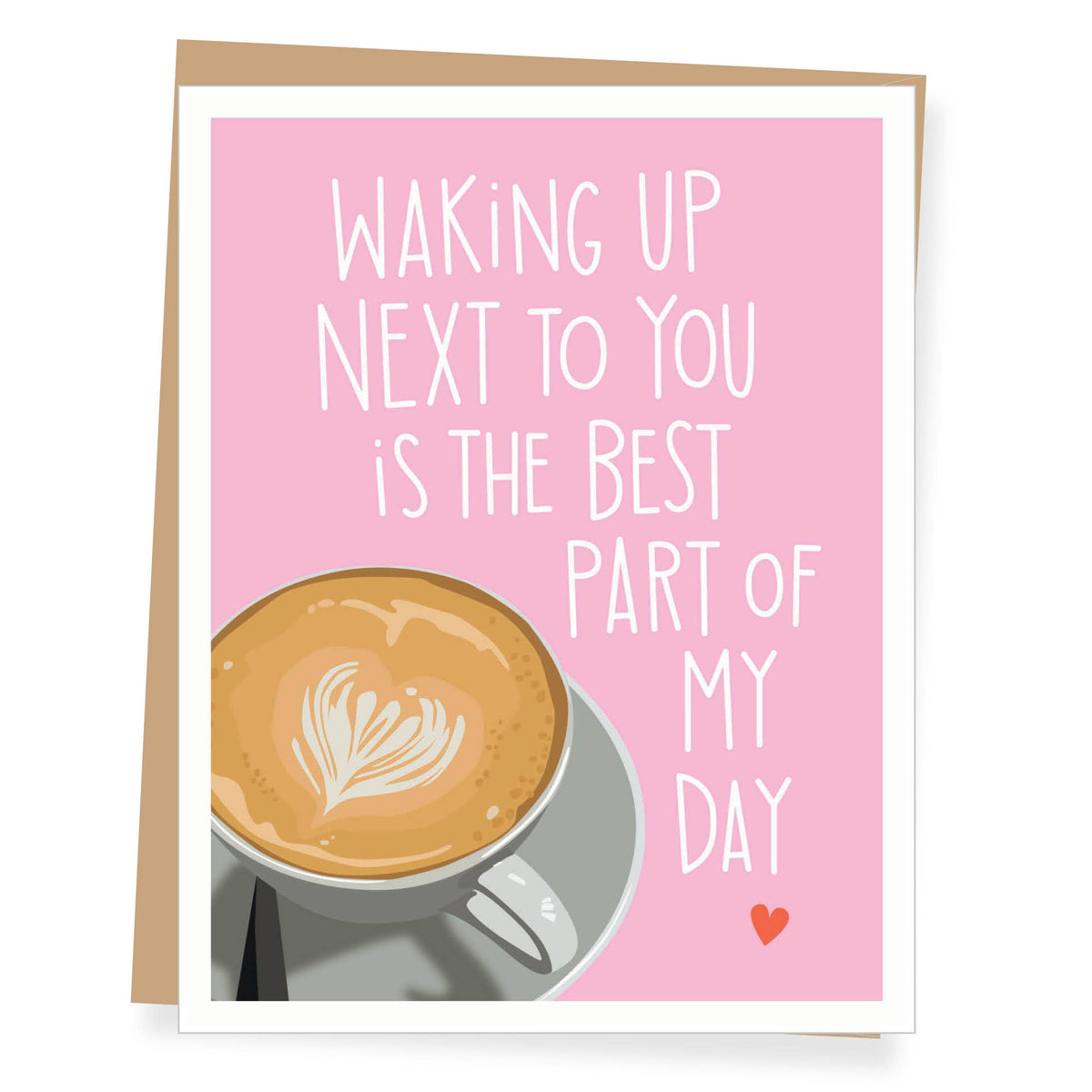 Latte Heart Love Card (Love Version)