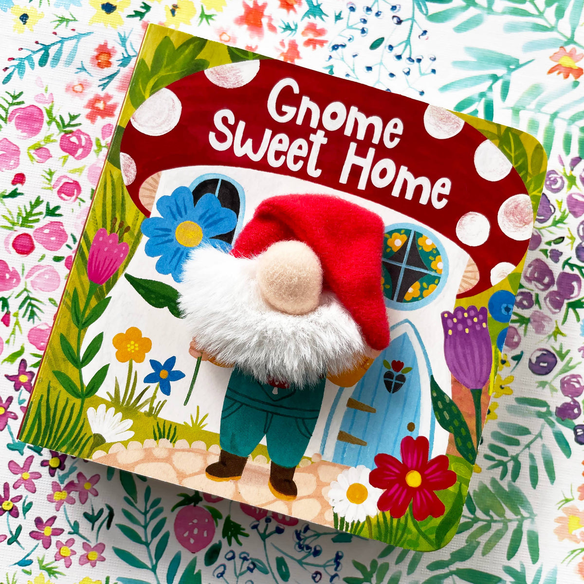 Gnome Sweet Home Finger Puppet Board Book