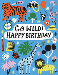 Go Wild Safari Birthday Card