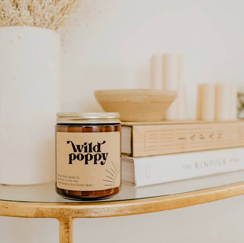 Wild Poppy Candles