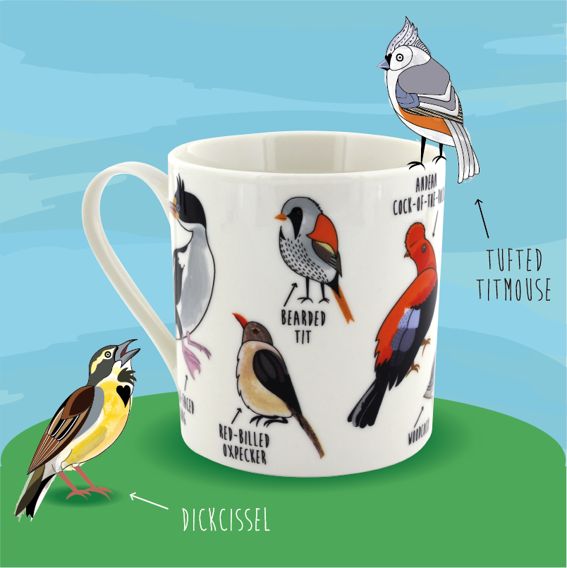 Fowl Language Bird Mug