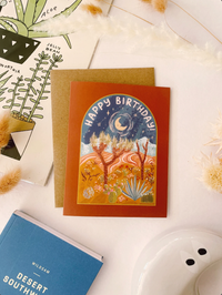 Desert Happy Birthday Greeting Card