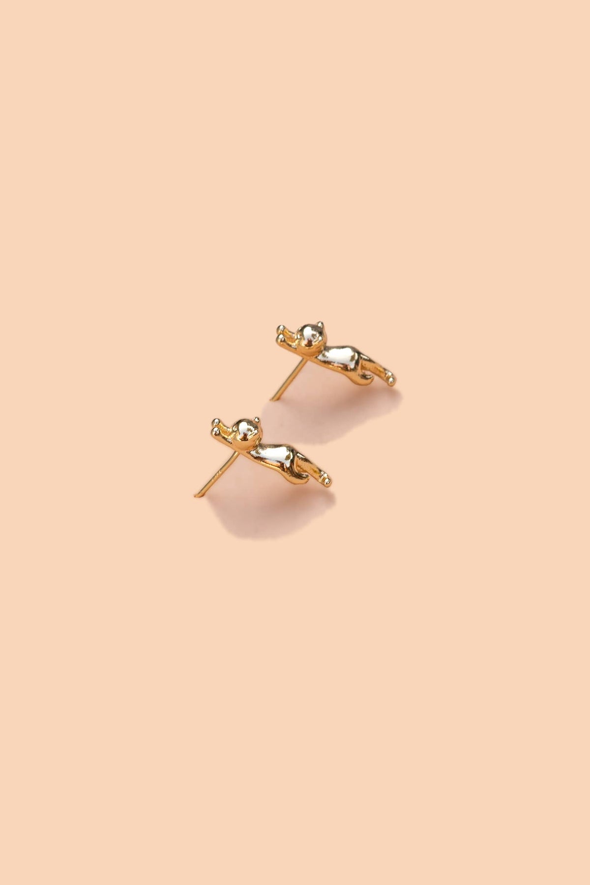 Meow Studs - 18K Gold Plated