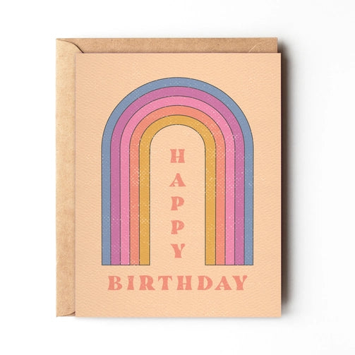 Rainbow Birthday Card