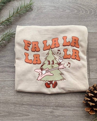 Fa La La Tee Holiday Tee Cute Trendy Christmas T-shirt