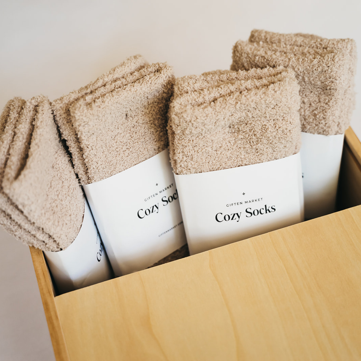 Cozy Cloud Socks - Ivory