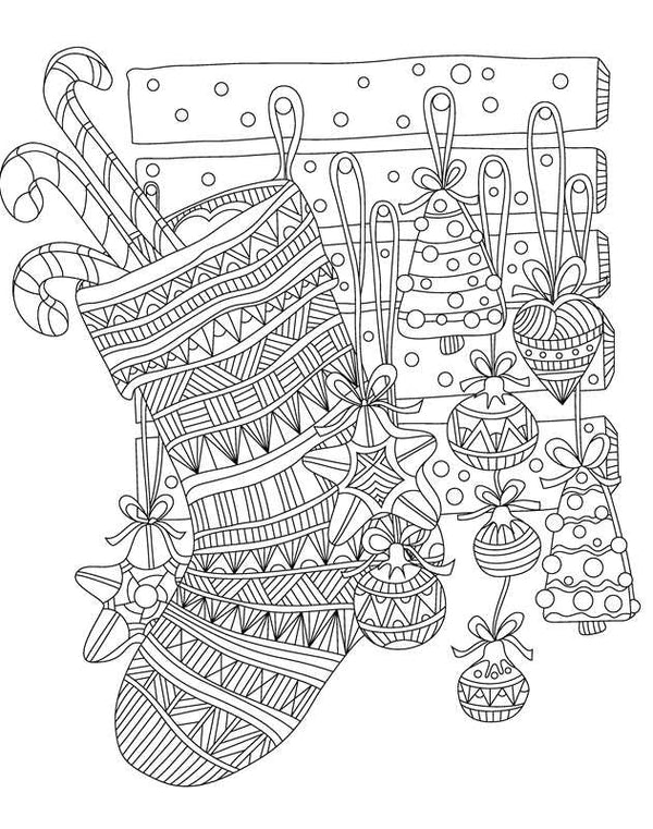 Wonderful Christmas: Coloring Book by