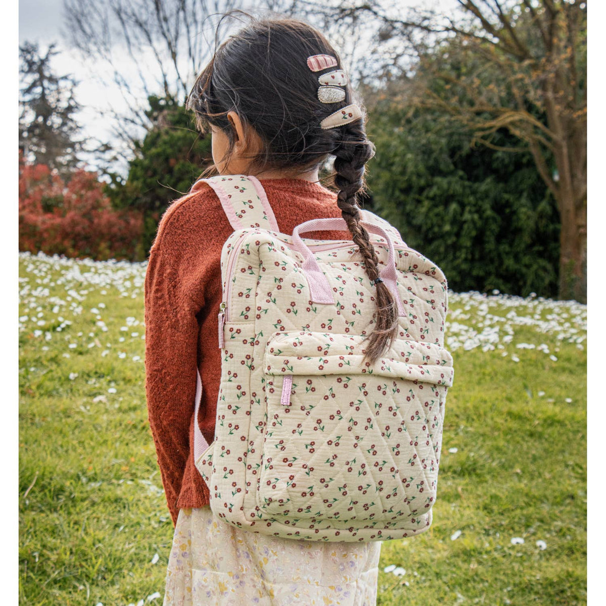 Quilted Wildflower Rucksack