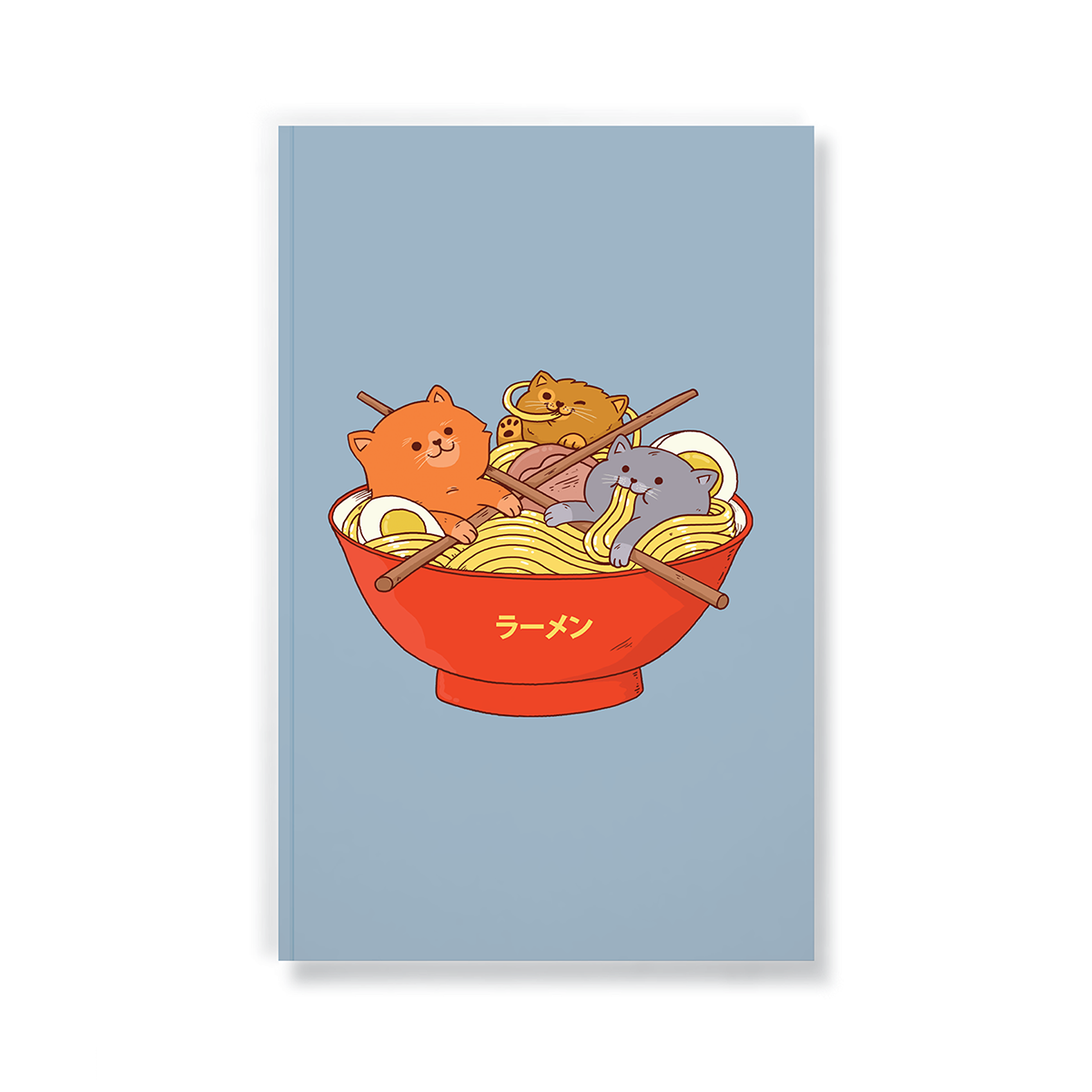 Ramen and Cats Classic Layflat Journal Notebook