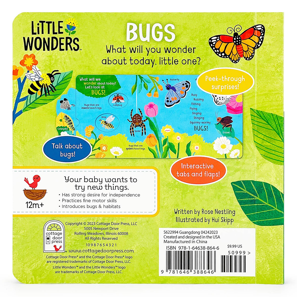 Little Wonders: Bugs   Interactive Board Book