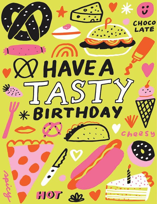 Tasty Birthday Card